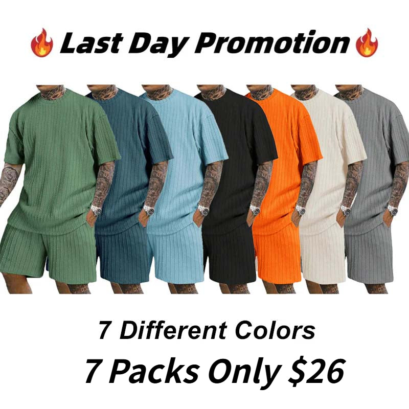 💝Last day promotion! Men's two-piece textured suit