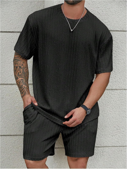💝Last day promotion! Men's two-piece textured suit