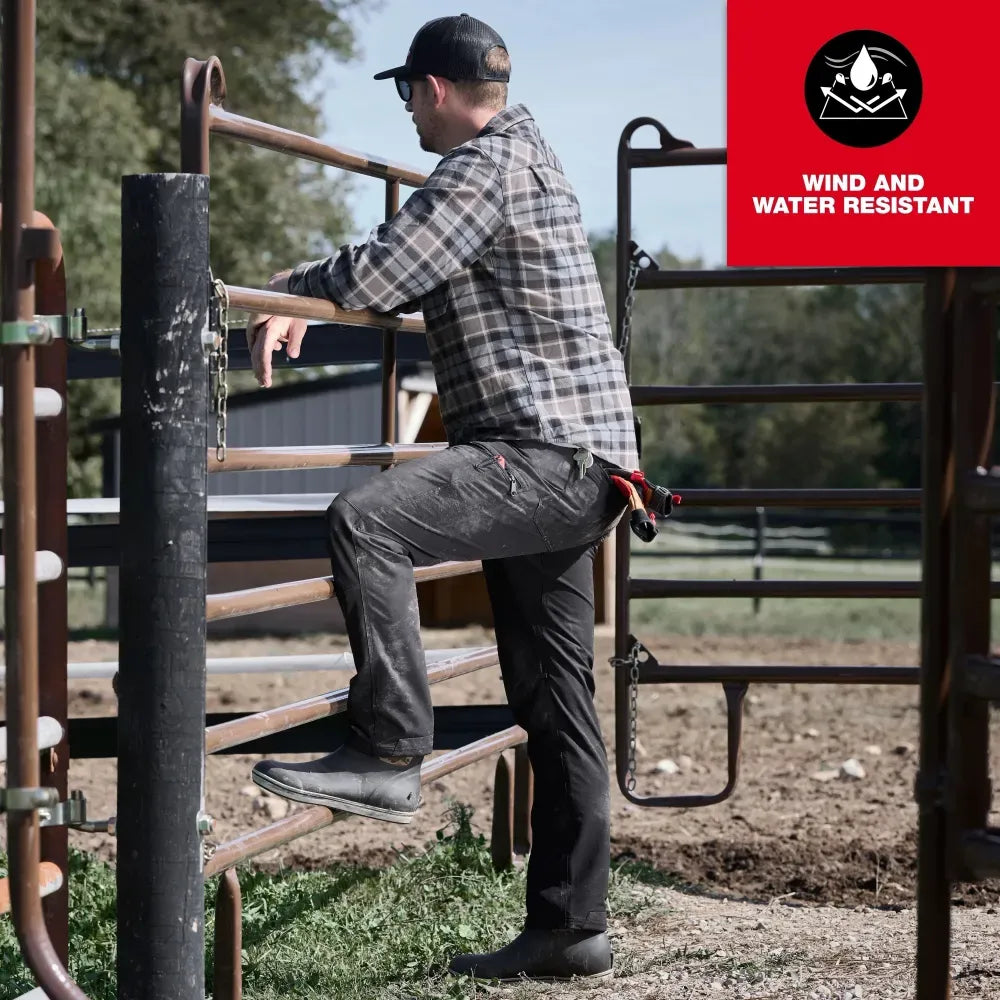 1Men's 8-PACK FREEFLEX Tech Work Pants with 7 Pockets